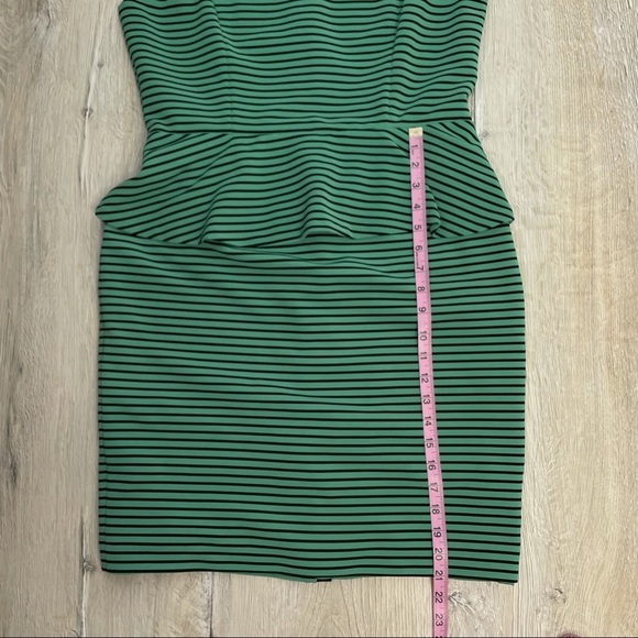 Nine West Green Striped Ruffle Dress - Picture 10 of 12
